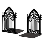 Peacoblue Metal Bookends For Shelves, Modern Decorative 5.3X4.3X7.3IN, Black. Fixed Price $27.84.