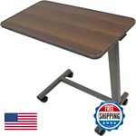 Carex Overbed Adjustable Bedside Wheels Desk Couch. Fixed Price $104.98.
