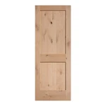 Knotty Alder 2 Panel Flat Shaker Stain Grade Solid Core Interior Wood Doors. Fixed Price $388.00.