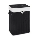 Costway Rectangle Bamboo Hamper Laundry Basket Washing Cloth Bin Lid Black. Fixed Price $34.99.