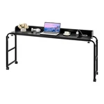 Vevor Overbed Table Mobile Side Desk 4 Wheels (2 With Brakes) & Power Socket. Fixed Price $117.99.