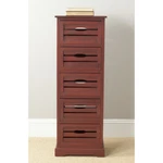 Safavieh Sarina 5-DRAWER Cabinet Red. Fixed Price $209.28.