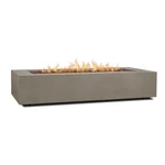 Bowery Hill Traditional 70" Lp Fire Table With Gas Conversion Kit In Mist Gray. Fixed Price $2645.91.