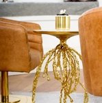 Michael Aram Water Hyacinth Accent Table. Fixed Price $5800.00.