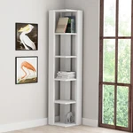 5 Tier Corner Bookcase, Living Room FURNITURE-64X14X14 Inc. Fixed Price $86.64.