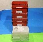 Lot Of 5 Covidien Sharpsafety 2.2 Qt Phlebotomy Container. Fixed Price $75.95.