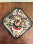 Pinta 6.75 Souvenir 3 Dimensional Plaque Mid Century Christopher Columbus Wood. Fixed Price $15.00.