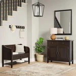Wyndenhall Hampshire Solid Wood 42 Inch Wide Storage Bench With Shelf And 40.... Fixed Price $1109.35.