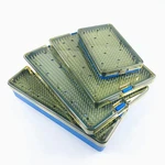 Autoclave Sterilization Tray Case Box With Silicone Pad For Surgical Instruments. Fixed Price $64.59.