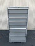 Lista 8-DRAWER Industrial Parts Tool Storage Cabinet 28-1/4 X28-1/2 X59-1/2. Fixed Price $1500.00.