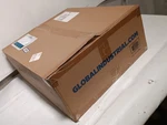 Global Industrial 436911 Hamper Stand W/ Foot Pedal & Poly Coated Lid, Chrome. Fixed Price $109.99.