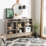 Safavieh Marina Retro Mid-century Wood Etagere Light Brown / Black. Fixed Price $403.63.