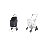 Dbest Products Stair Climber Bigger Trolley Dolly, Black Grocery Shopping Fol.... Fixed Price $204.32.