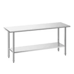 Vevor Commercial Stainless Steel Table Kitchen Catering Prep 24X72 Inch. Fixed Price $239.90.