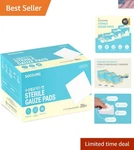 Sterile Gauze 2X2 Inch 100 Count 20 Sealed Packs Of 5 Pads, Medical Gr.... Fixed Price $24.31.