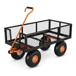900 Lbs Heavy Duty Steel Garden Cart All-terrain Utility Wagon For Yard, Lawn. Fixed Price $88.34.