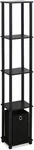 Furinno Decorative Shelf With Bin, Black. Fixed Price $33.75.