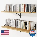 Venusmiles Deep Wall Shelves 40W X 12D Engineered Wood Floating For. Fixed Price $99.66.