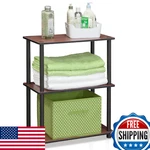 Furinno Turn-n-tube 3-TIER Corner Storage Shelf, Toolless Assembly. Fixed Price $56.82.