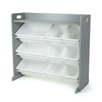 Humble Crew Toy Storage Organizer Top Shelf And 9 Removable Bins Grey/white. Fixed Price $86.41.