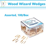 Waterpik 61205 Wizard Wedges Assorted Triangular Birchwood Matrix 100/BOX. Fixed Price $49.95.