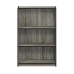 Wood Simple 3-TIER Adjustable Shelf Bookcase In French Oak Gray. Fixed Price $56.35.
