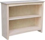 Internatal Concepts 38" Wide Shaker Bookcase - 30 Unfinished. Fixed Price $298.51.