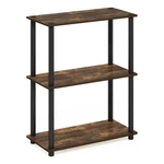 Furinno Turn-n-tube 3-TIER Compact Multipurpose Shelf Display Amber Pine/black. Fixed Price $44.69.