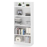 Bestar Pro-linea 5 Shelf Bookcase White. Fixed Price $429.99.