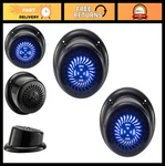 5.25" Waterproof Rv Flush Mount Speakers With Blue Led Lights - Pack. Fixed Price $89.99.