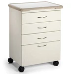 Midmark M4 Mobile Treatment Cabinet With Soft Edge Bumper Top. Fixed Price $2802.27.