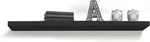Inplace Black Floating Shelf - Easy Install Invisible Brackets, 72"W. Fixed Price $162.99.