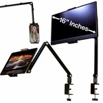 Stand For 16 Inch Portable Monitor - Heavy Duty Aluminum Mount With Infinite .... Fixed Price $46.79.
