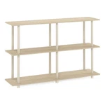 Furinno Turn-n-tube Tools 3-TIER Modern Rectangle Side Bauhaus Oak/beige. Fixed Price $103.18.