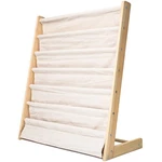 Sling Bookshelf Kids Rack Storage Natural Beige W75CM. Fixed Price $56.14.