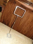 Vintage Metal Sign Holder Stand General Store Display. Fixed Price $25.00.
