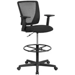 Flash Furniture Ergonomic Mid Back Mesh Swivel Drafting Stool Black. Fixed Price $174.99.