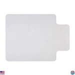 Staples Office Chair Mat, Clear Mats With Lip, Hard Floors, Textured. Fixed Price $61.23.