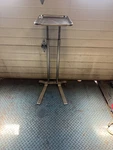 Pedigo P-1068-SS Foot-operated Mayo Stand Stainless Steel Dual Post 13 X 19 Tray. Fixed Price $495.00.
