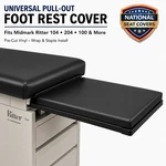 Midmark-ritter Replacement Pull Out Footrest Vinyl Cover Staple On Install. Fixed Price $49.99.