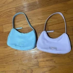 Kendall+kylie Set Of 2 Pastel Shoulder Bags Faux Pebbled Leather Purple Blue. Fixed Price $15.00.