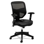 Basyx VL531SB11 High Back Work Chair Black Softhread Leather. Fixed Price $340.08.