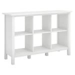 Bush Furniture Broadview 6 Cube Storage Wood Bookcase In Pure White. Fixed Price $201.21.