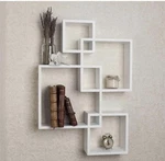Danya Decorative Wall Mount Floating Intersecting Cube Accent Shelf. Fixed Price $30.00.