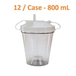 12/CASE Drive Medical Suction Canister 800 Ml Float Shut-off Lid, 610-12B. Fixed Price $79.97.
