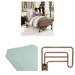 Full Electric Low Bed Pkg W/ Innerspring Mattress And Assist Rails. Fixed Price $1349.00.