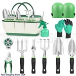 11 Piece Aluminum Home Heavy Duty Tool Kit W/ Gardening Tote Bag Set. Fixed Price $29.89.