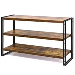 Hchqhs 3-TIER Rustic Wood And Metal Industrial Bookshelf For Home Office, Bed.... Fixed Price $178.08.