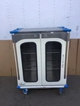 Pedigo Revolution Medical Case Cart Double Door W/ Stainless Shelves, Working. Fixed Price $1169.93.