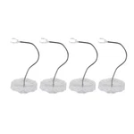 4 Pack Clear Action Figure Stand Display Holder Metal Support Arm. Fixed Price $15.97.